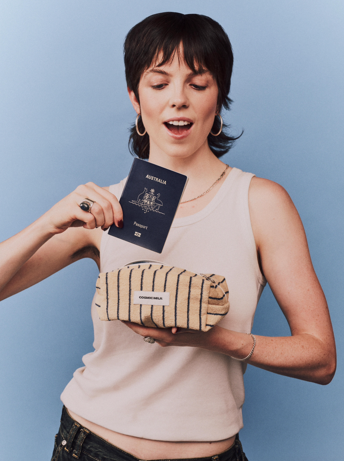 Malang Pouch Medium - Beige