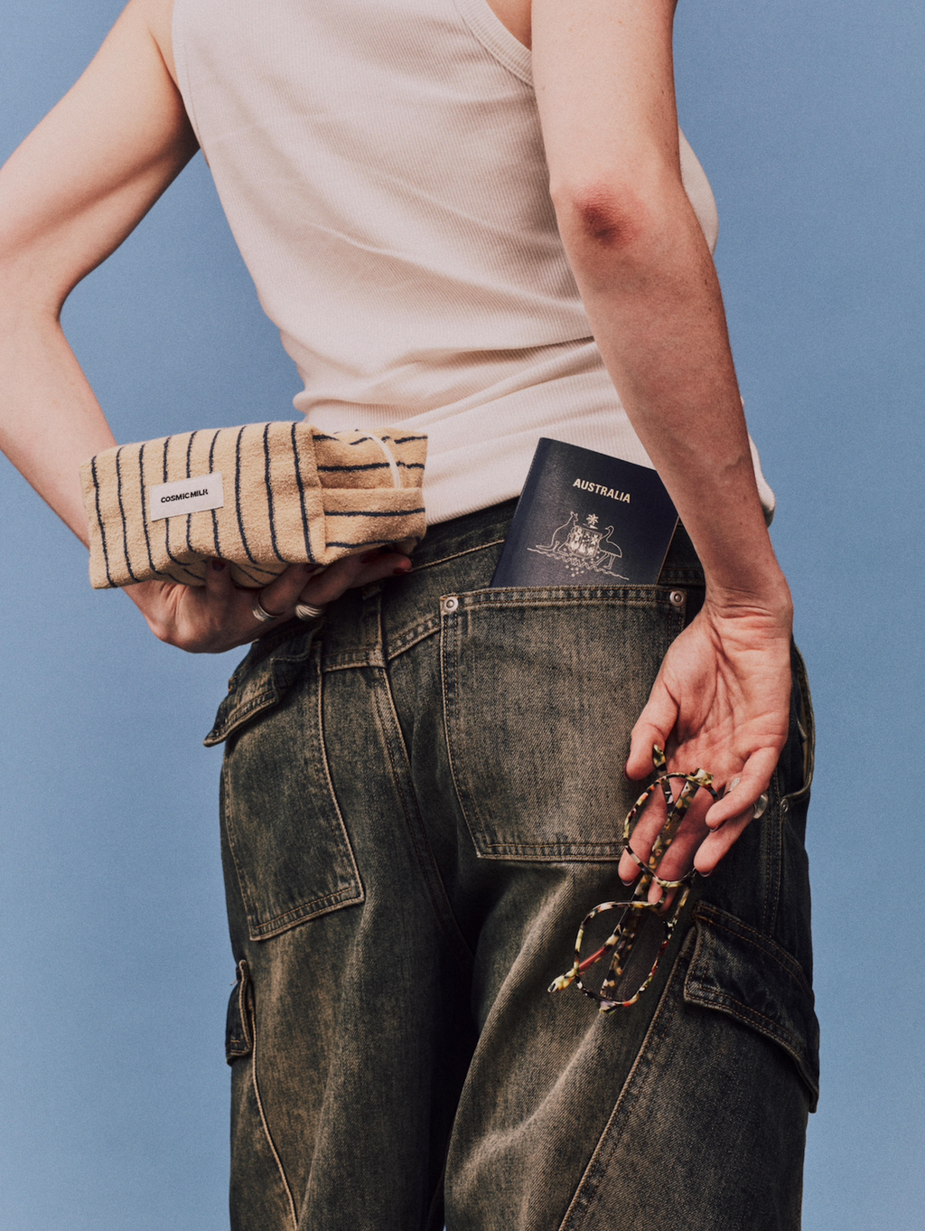 Malang Pouch Medium - Beige